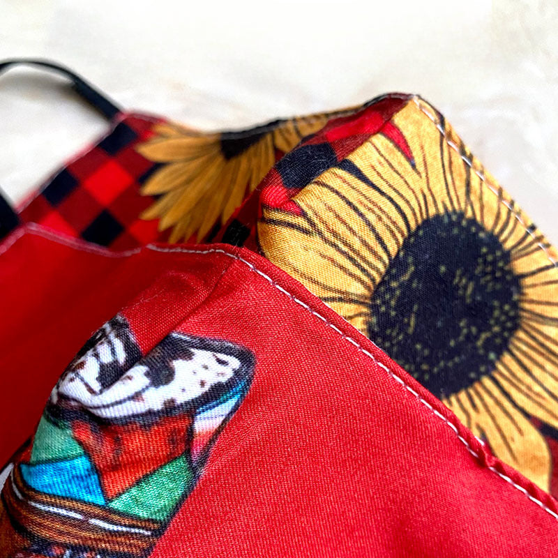 Wholesale Christmas Three-layer Cotton Mask Western Style Christmas Adult Dustproof Warm Breathable Mask ACC-MK-HY001