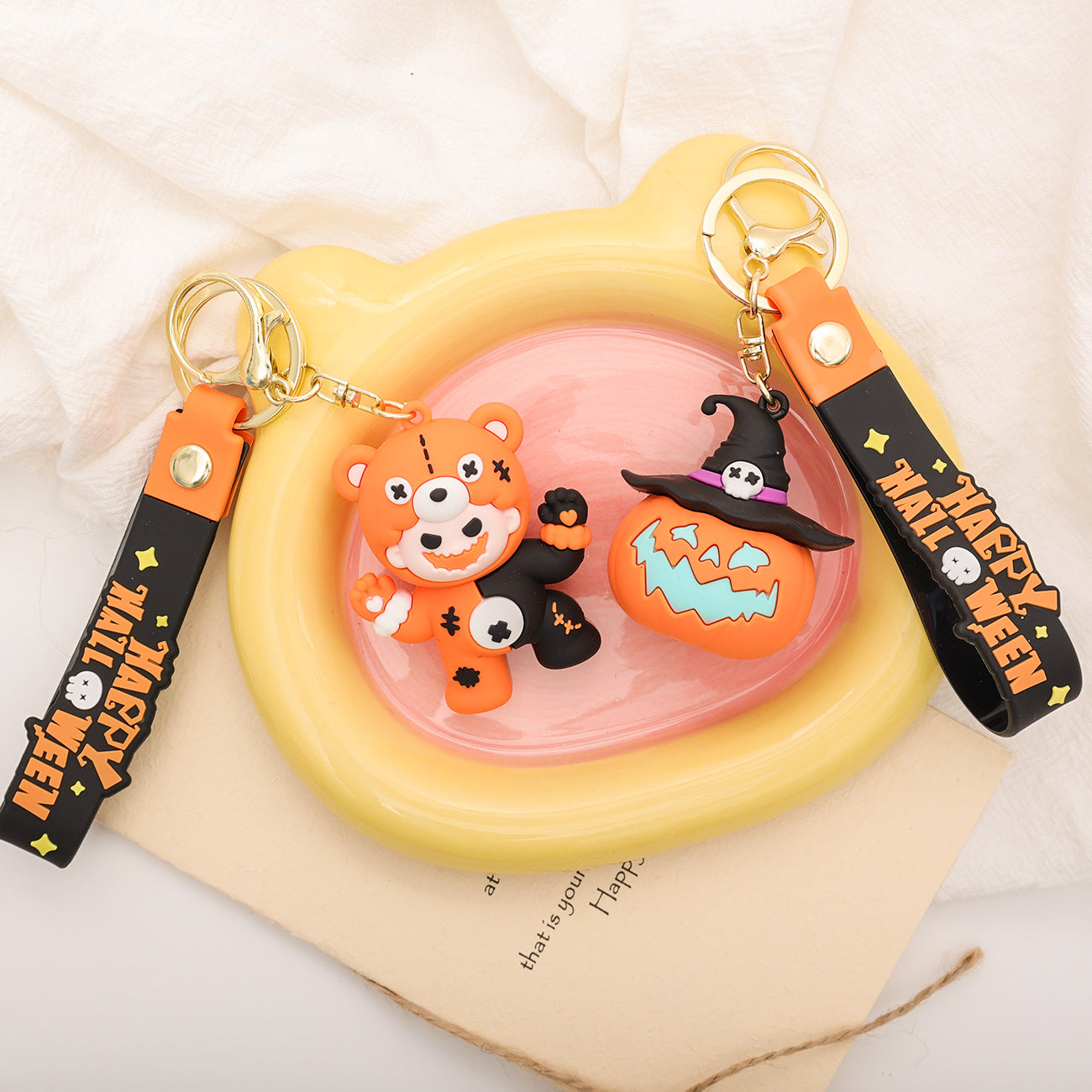 Wholesale Cartoon Cute PVC Soft Keychain ACC-KC-ZhiWu001