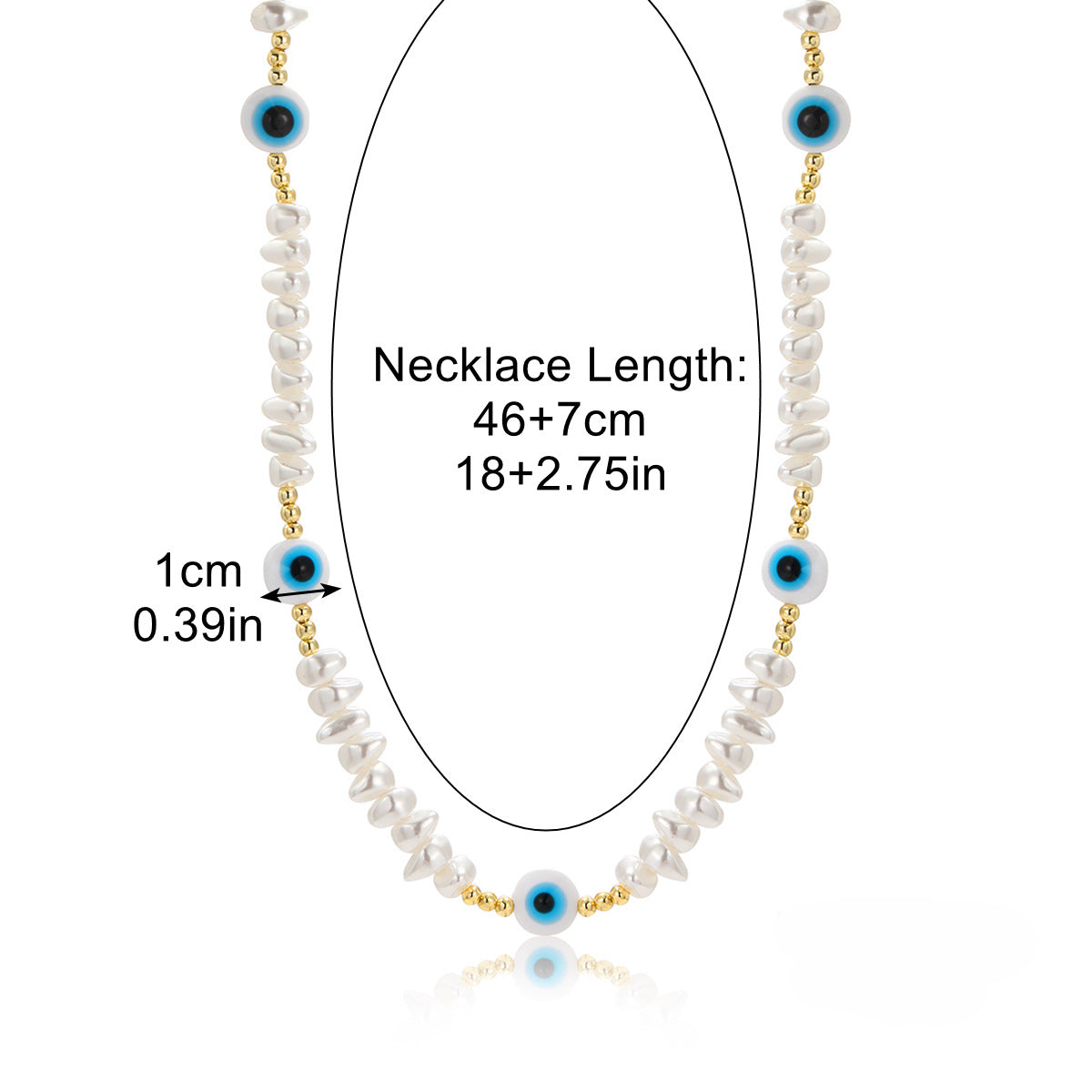 Wholesale Mother's Day Necklace Evil Eye Pendant Multilayer Necklace ACC-NE-ManYi019