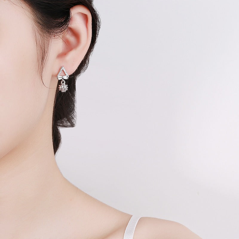 Wholesale Teardrop Short Zircon Geometric Earrings ACC-ES-MeiLi003