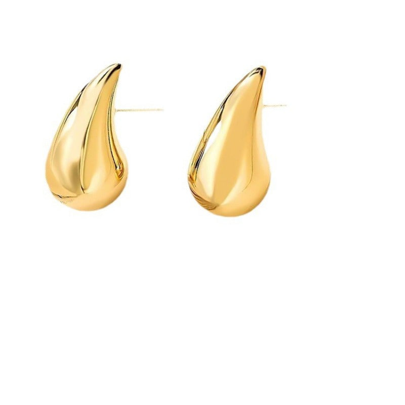 Wholesale European and American Retro Metal Cold Style Water Drop Earrings ACC-ES-HaoWen004