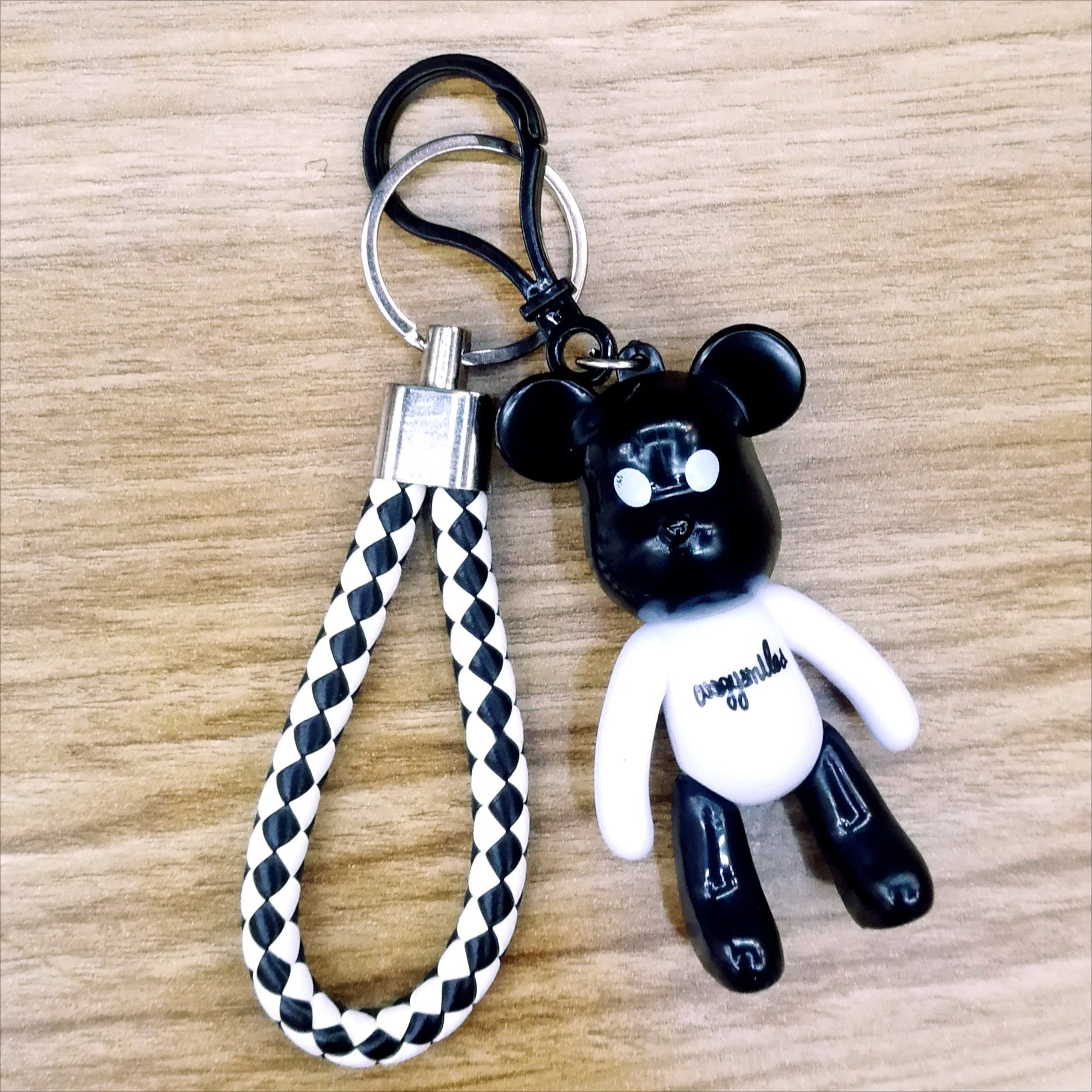 Wholesale Cartoon Bear Keychain Pu Leather Bag Ornament Keychain Creative Keychain ACC-KC-YCY009