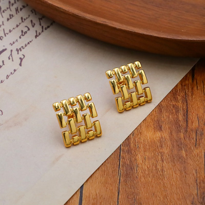 Wholesale Metal Braided Vintage Earrings ACC-ES-XuanKa002