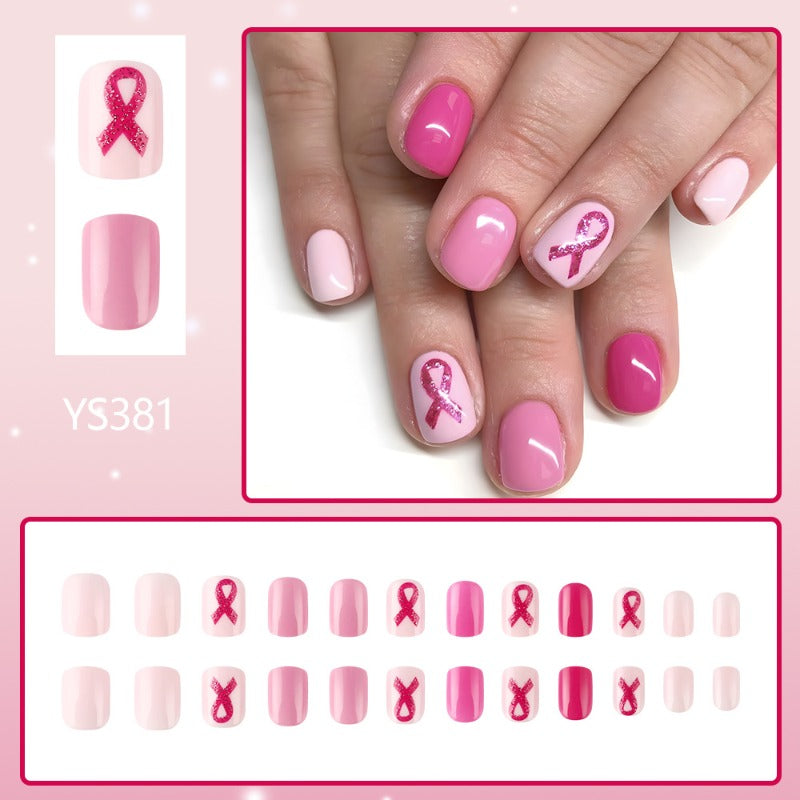 Wholesale 24 Pieces/box Valentine's Day Women's Health Nails Kits Nail Stickers ACC-NS-MiKe026