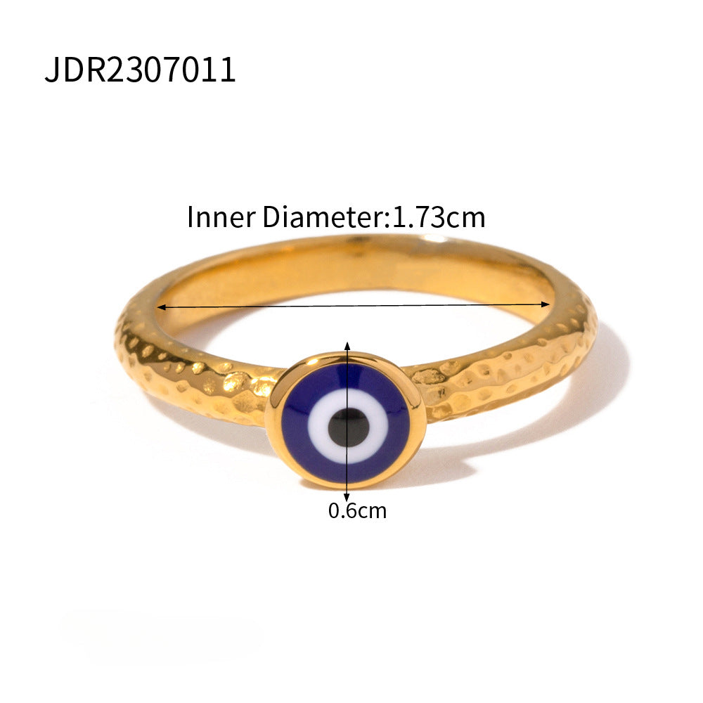 Wholesale Blue Eye Pendant Ethnic Style Devil Eye Earrings Rings ACC-RS-WanXing006 ACC-RS-WanXing006