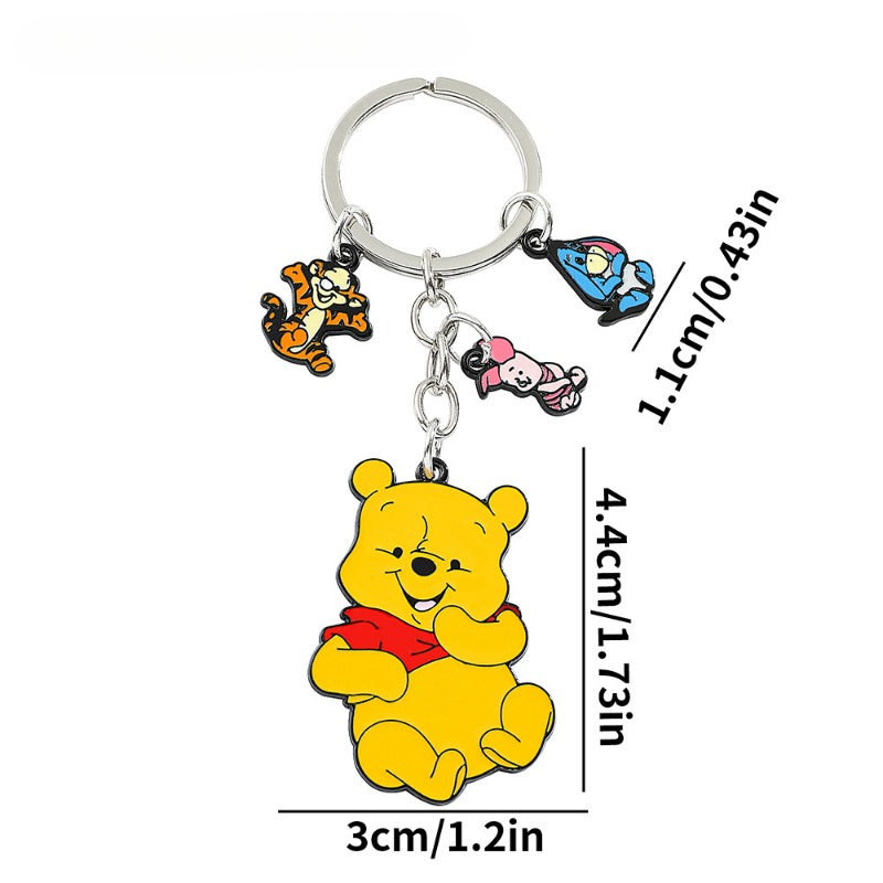 Wholesale Anime Cartoon Bear Alloy Pendant Keychain ACC-KC-Guangy001