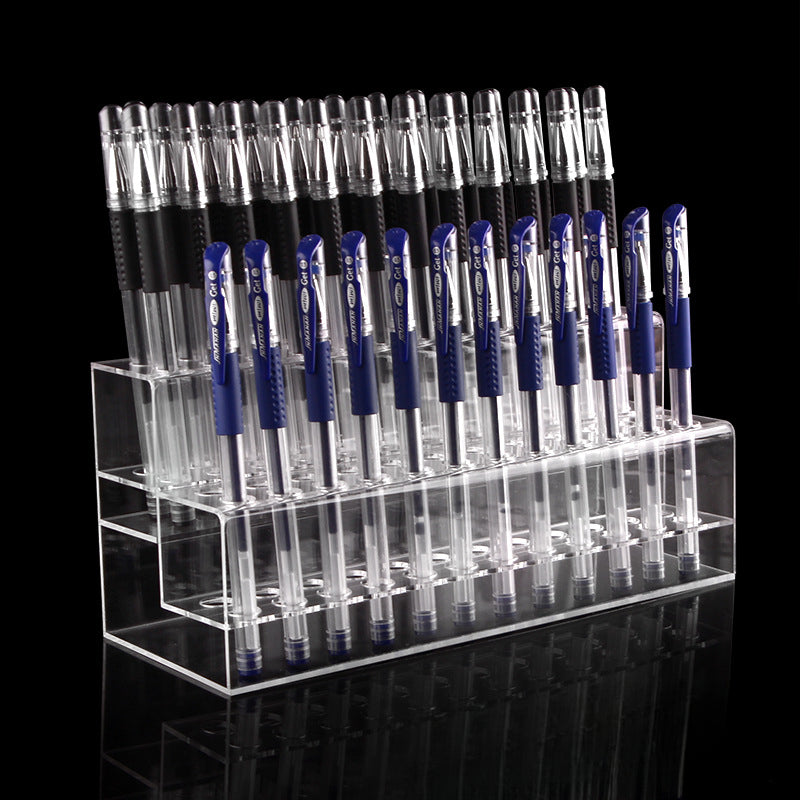 Wholesale Acrylic Pen Holder Makeup Pen Display Rack ACC-PC-HuaLi001