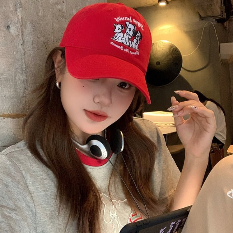 Wholesale Cute Red Dog Baseball Cap ACC-HT-Xianj004