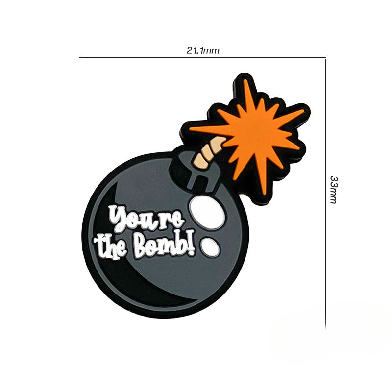 Wholesale 10pcs Cartoon Bomb Focal Beads DIY Bead Accessories ACC-BDS-WDX135