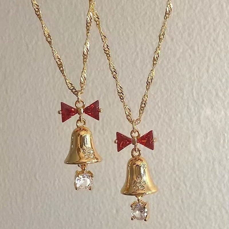 Wholesale Christmas Bell Necklaces ACC-NE-YouW001