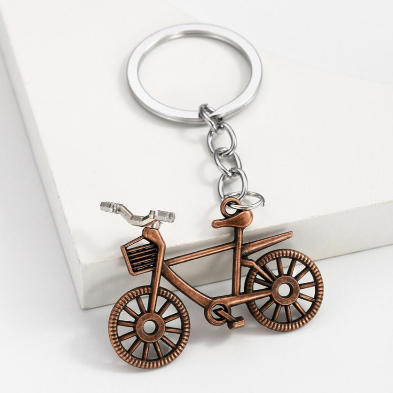 Wholesale Metal Simulation Bicycle Bicycle Mini Creative Keychain ACC-KC-RongRui030