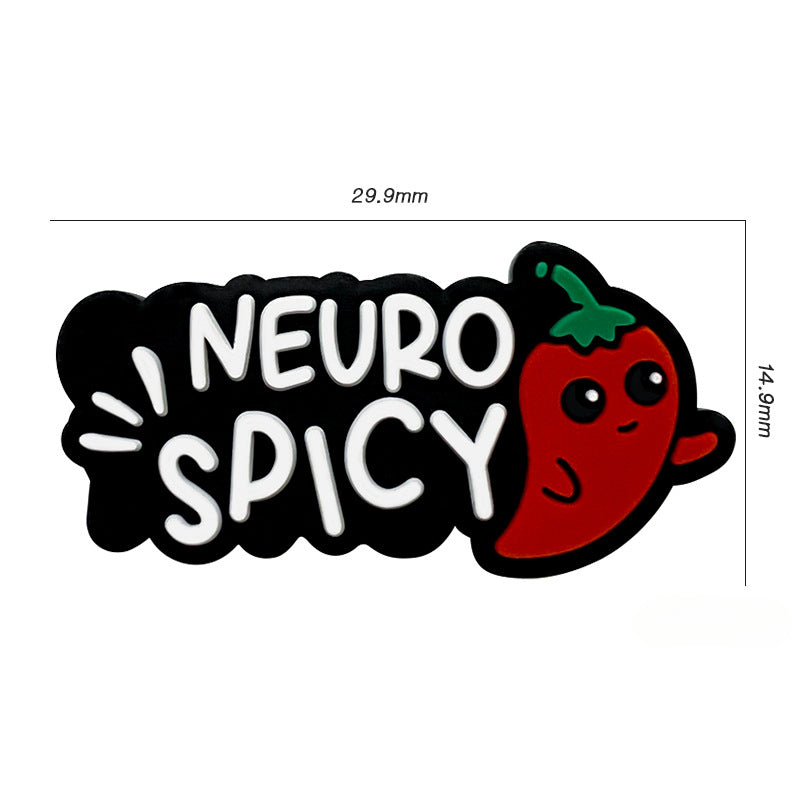 Wholesale 10pcs Cartoon Chili Focal Beads DIY Bead Accessories ACC-BDS-WDX104