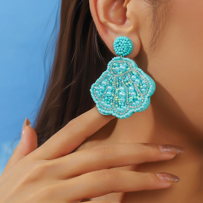 Wholesale Ocean Beach Holiday Style Earrings ACC-ES-JunJie020