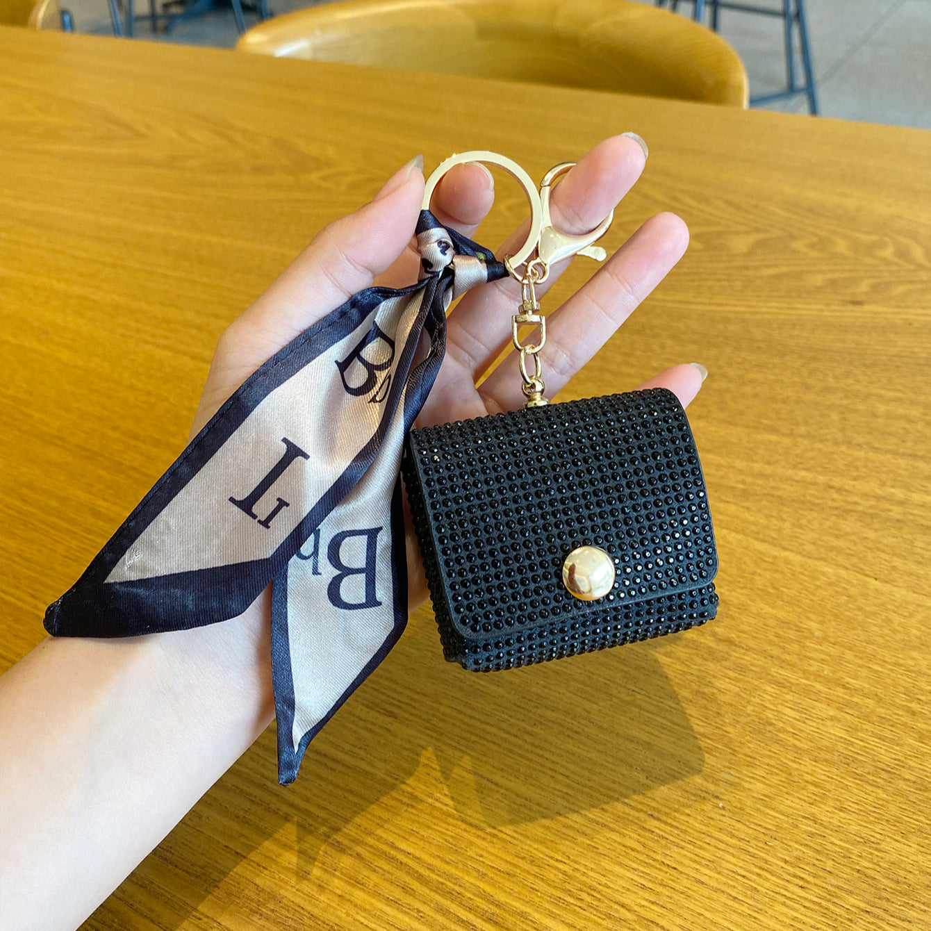 Wholesale PVC Starry Sky Coin Purse Keychain Wallet ACC-KC-JiYou001