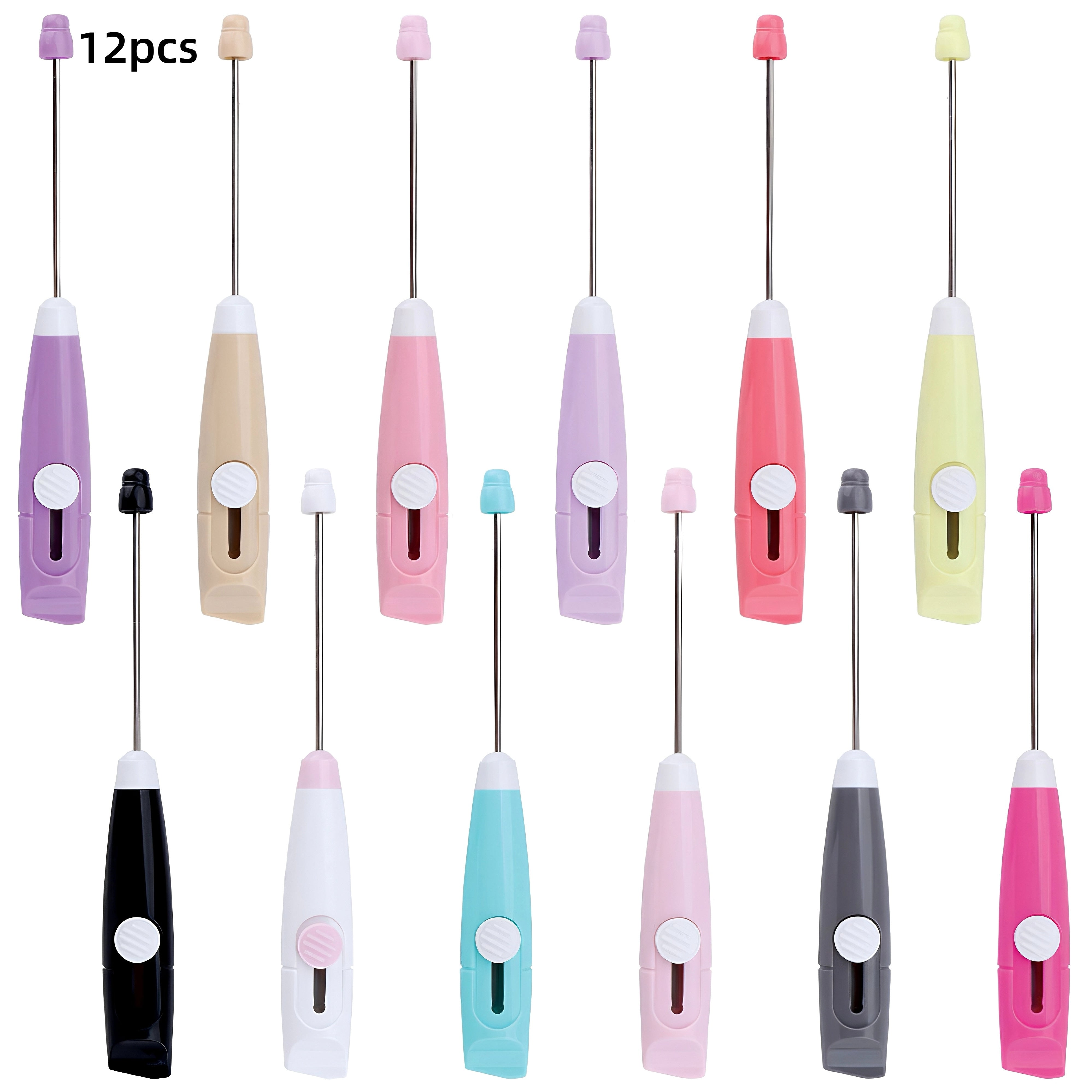 6pcs/ 12pcs Beadable Mini Art Knife Portable Small Express Unboxing Knife Cute Design Open Envelope Office Paper Cutting Art Knife