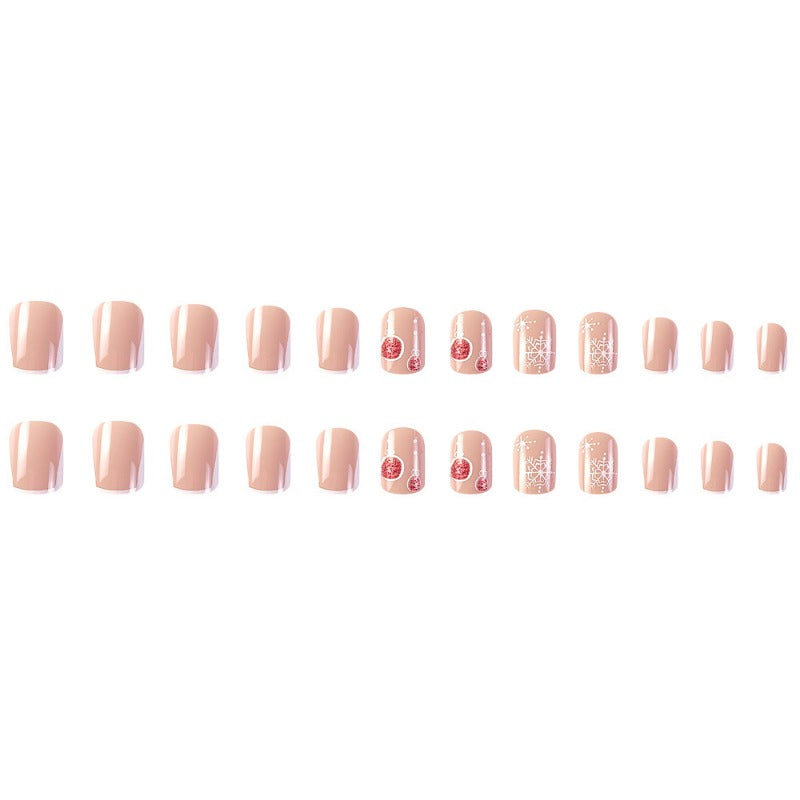 Wholesale 24 Pieces/box Christmas Snowflake Nails Kits Nail Stickers ACC-NS-QXJ042