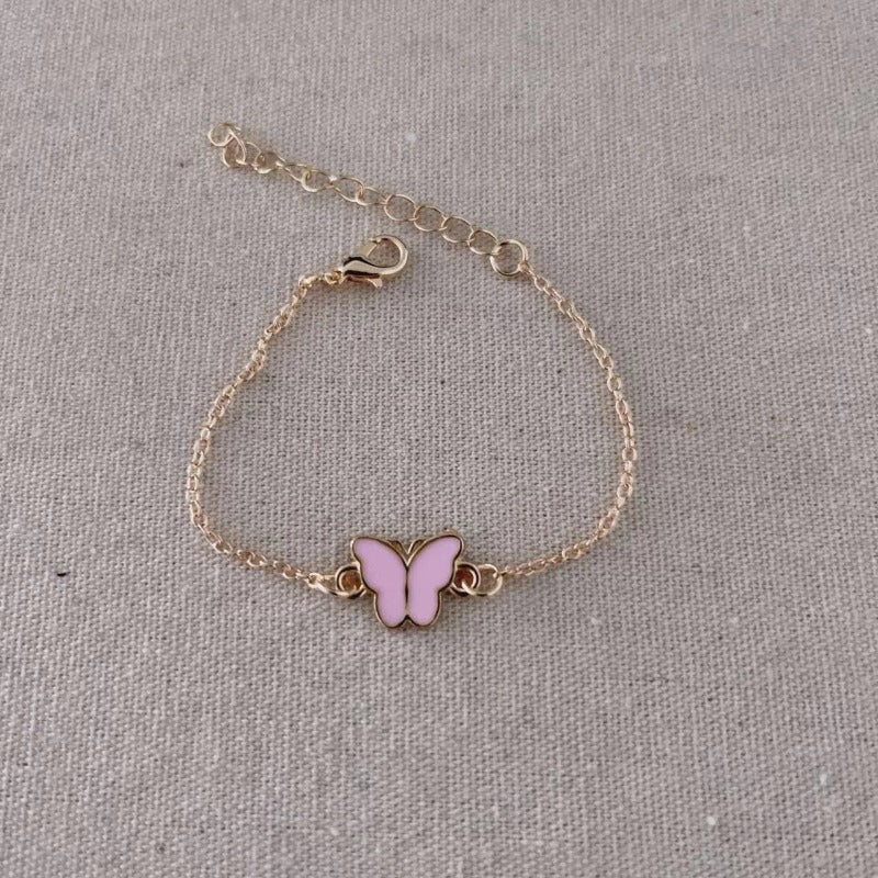 Wholesale Alloy Oil Drop Butterfly Bracelet ACC-BT-AnHe002