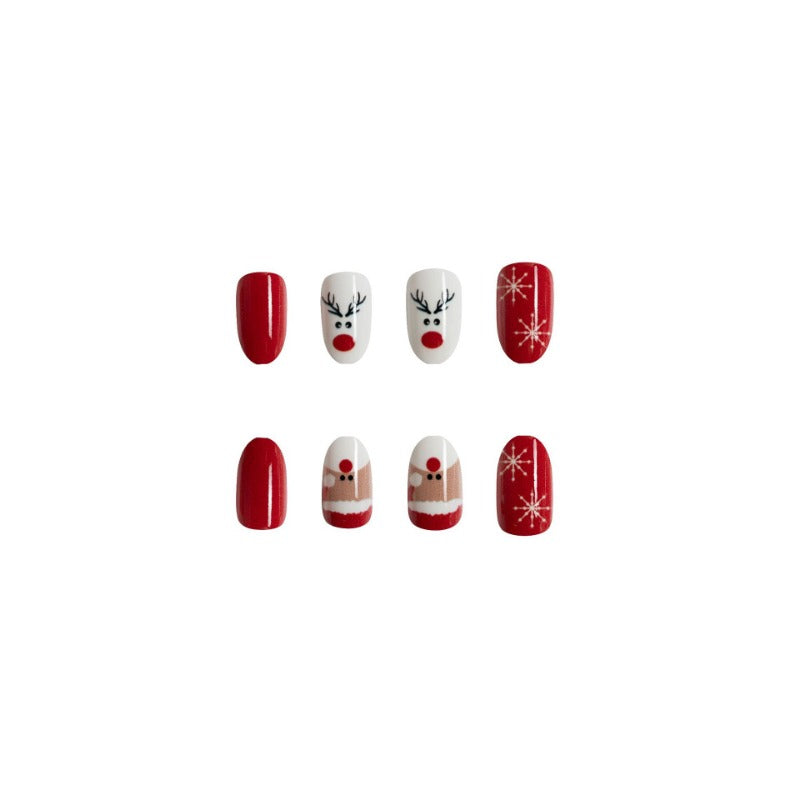 Wholesale 24 Pieces/box Christmas Snowflake Nails Kits Nail Stickers ACC-NS-GuaiXL124