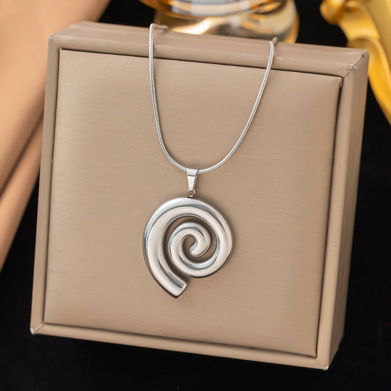 Wholesale Light Luxury Stainless Steel Necklace ACC-NE-Qinji004