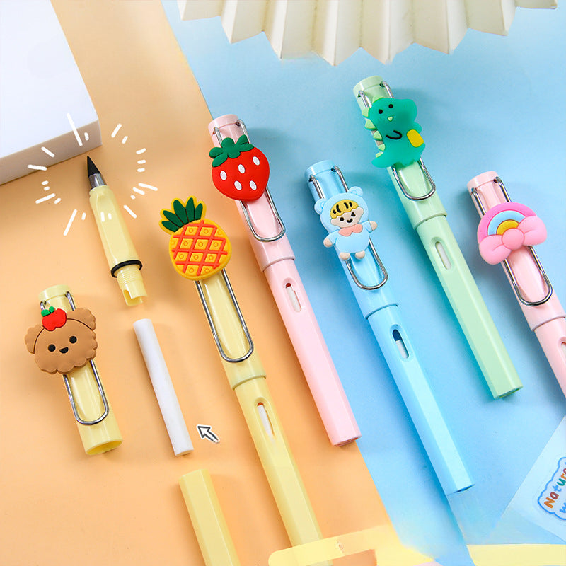 Wholesale Cartoon Black Technology No Need To Sharpen Pencils No Ink Eternal Pencils Plastic Pencil ACC-PL-GangS001