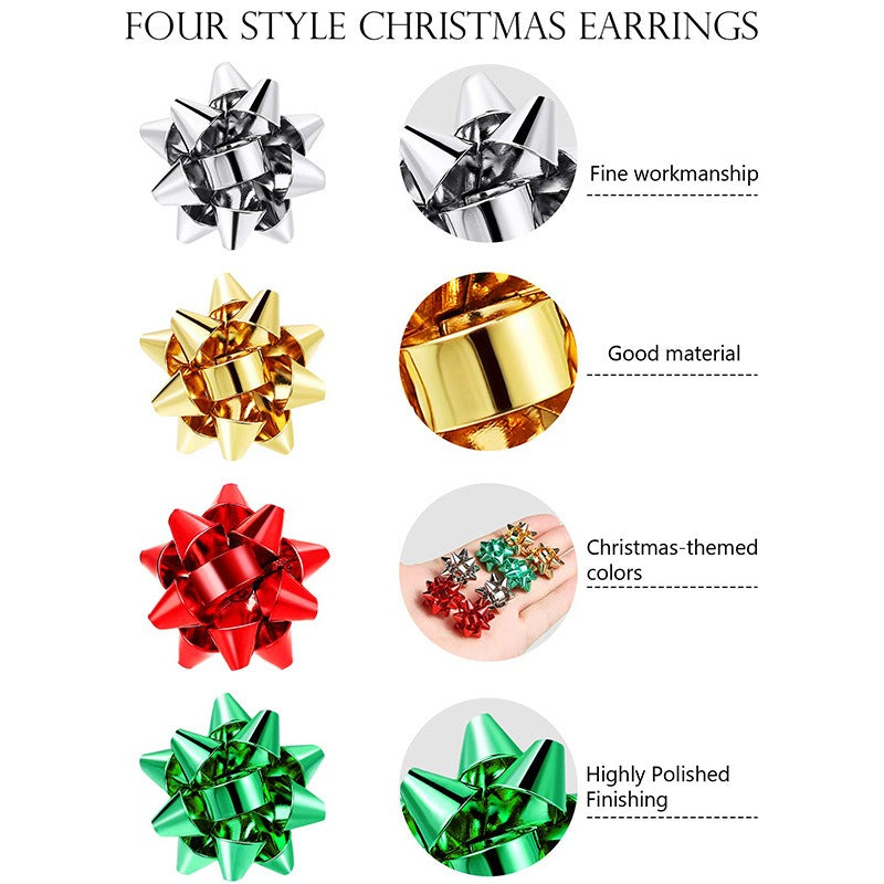 Wholesale Christmas Bow Earrings ACC-ES-XingHe003