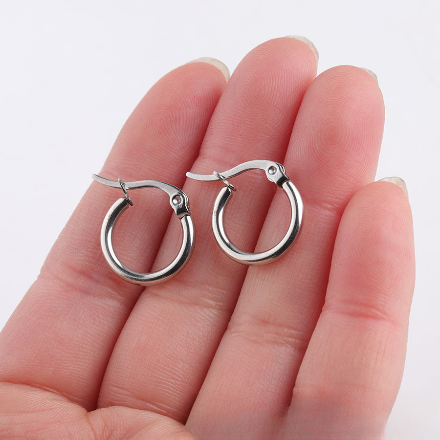 Wholesale Stainless Steel Earrings Exaggerated Large Earrings Statemente Earrings ACC-ES-Chunp002