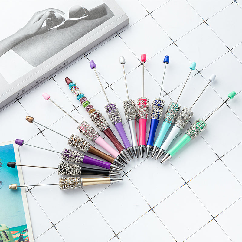 Wholesale Beadable Pens Retro Bohemian Style Handmade DIY Pen Office Supplies Gift ACC-PN-HuaH033