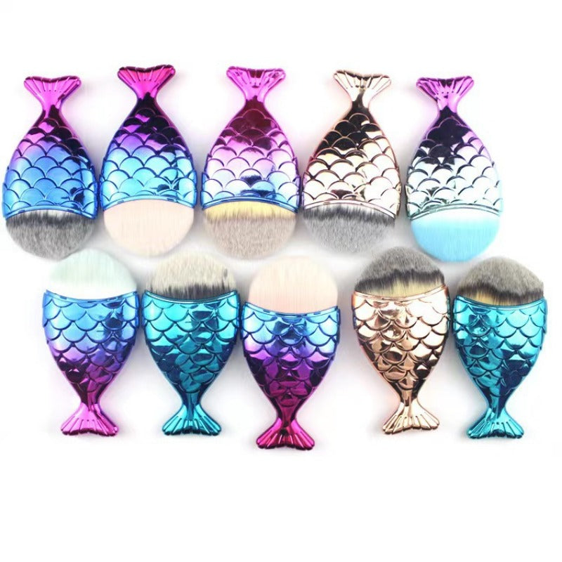Wholesale Colorful Mask Mermaid Makeup Brush ACC-MB-Fengg008