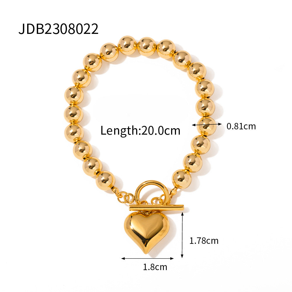 Wholesale Heart Series Vintage Love Necklace Stainless Steel ACC-NE-Wanx002