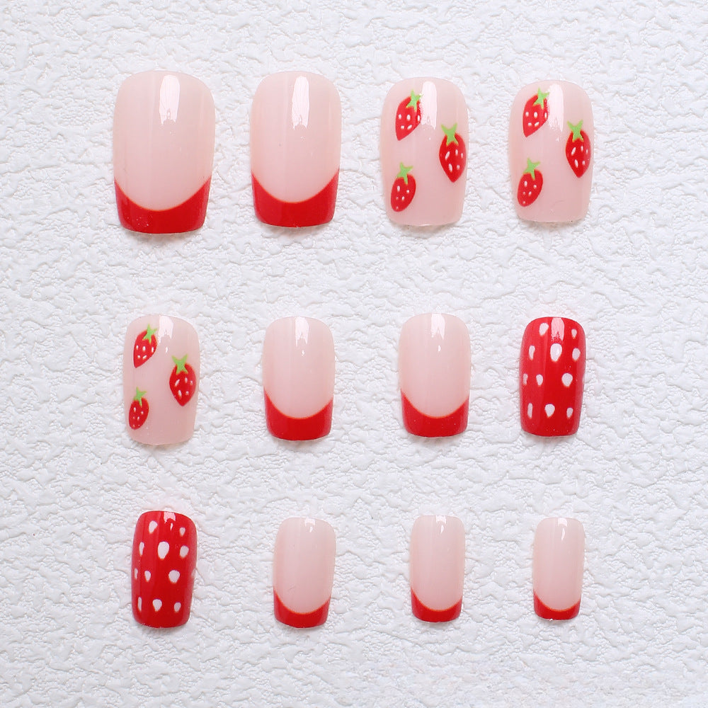 Wholesale 24 Pieces/box Press-on Nails Kits Nail Stickers ACC-NS-XingNai009