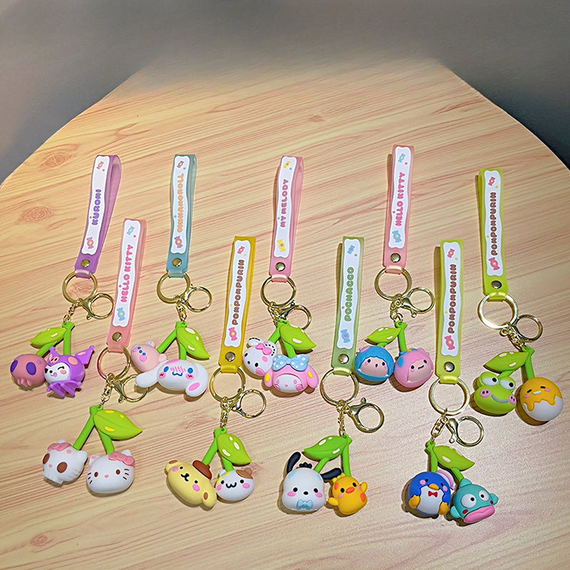 Wholesale Cartoon Cute Silicone Keychain ACCVIP-KC-Tangh001
