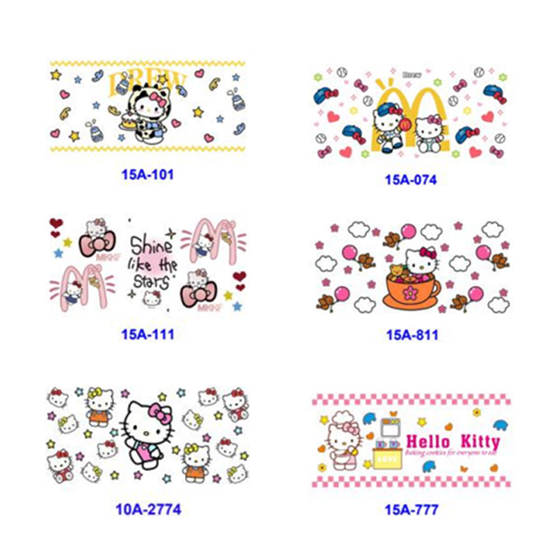Wholesale Mix 30pcs Cartoon UV DTF Cup Wraps for 16oz Libbey Glass Cup ACC-UDW-OSM021