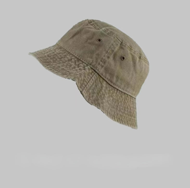 Wholesale Solid Color Washed Denim Bucket Hat