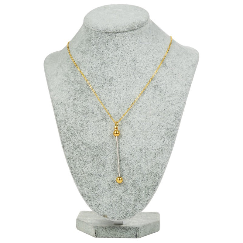 Wholesale Light Luxury Niche DIY Beaded Necklace ACC-NE-HuaH001