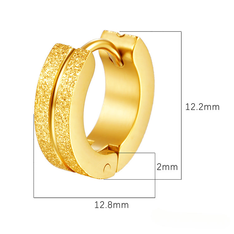 Wholesale Stainless Steel Flat Round Earrings ACC-ES-MuShan023