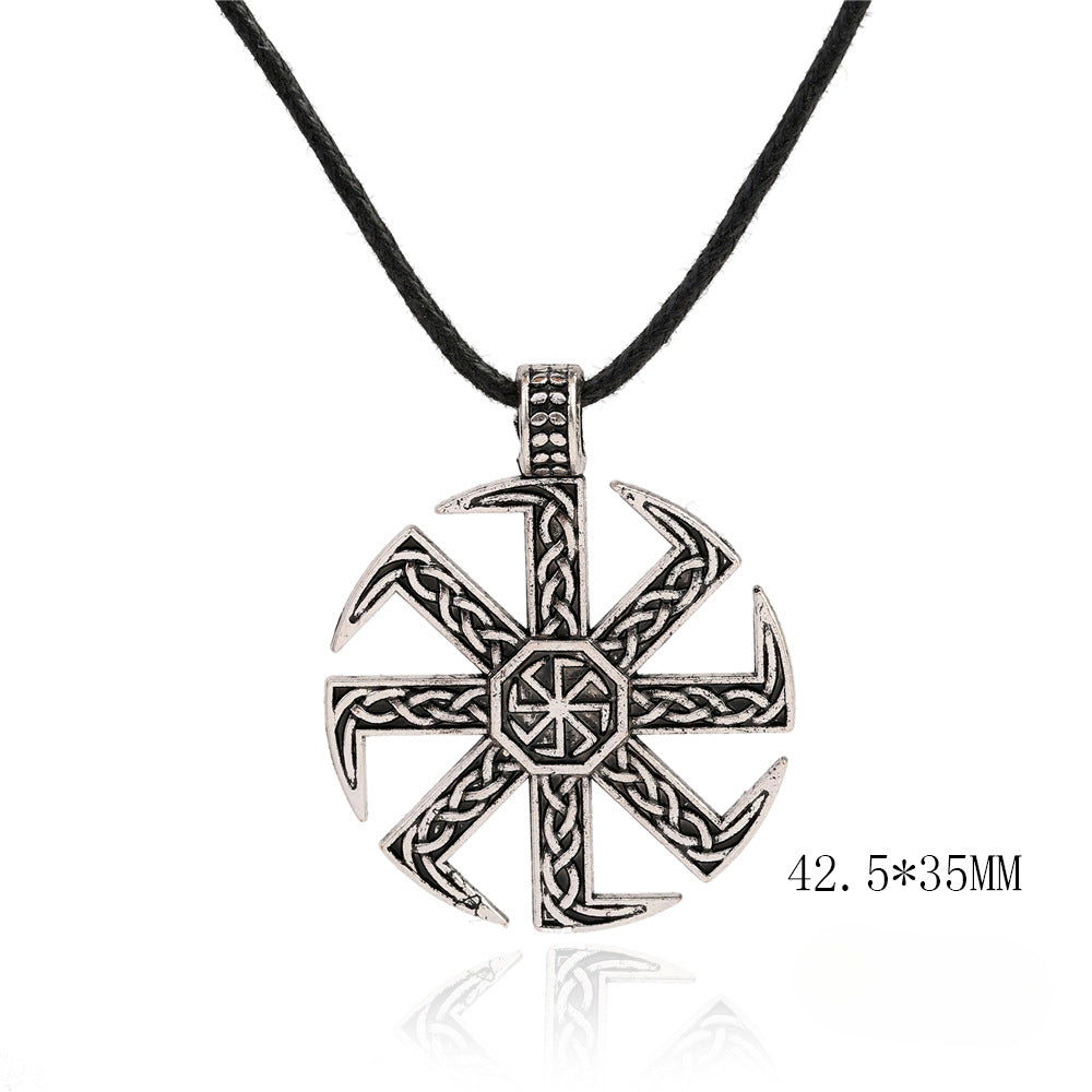 Wholesale Men's Slavic Pendant Alloy Necklace ACC-NE-GeXiang009