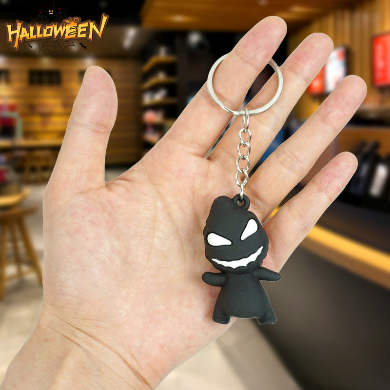 Wholesale Cartoon Halloween Pumpkin Keychains ACC-KC-Yexiang001