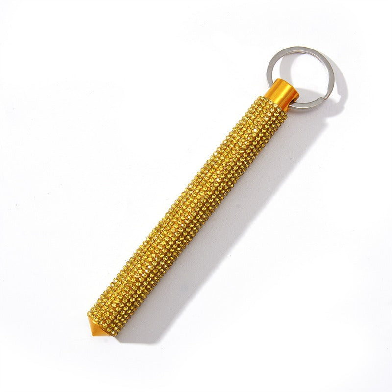 Wholesale Outdoor Metal Diamond Portable Car Key Pendant ACC-KC-XingChu004