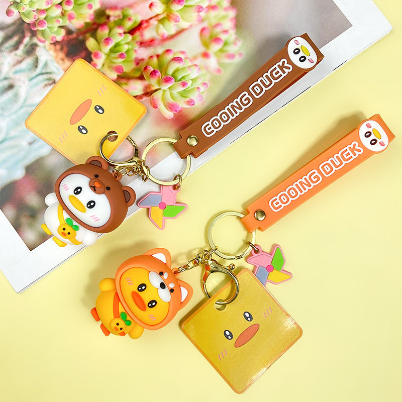 Wholesale Cartoon Cute Duck PVC Keychains ACC-KC-Chaow006