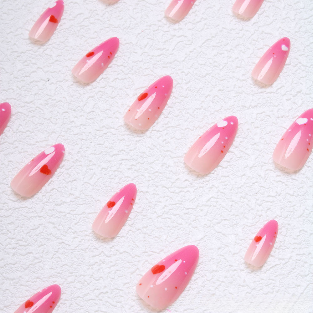 Wholesale 24 Pieces/box Press-on Nails Kits Nail Stickers ACC-NS-XingNai004