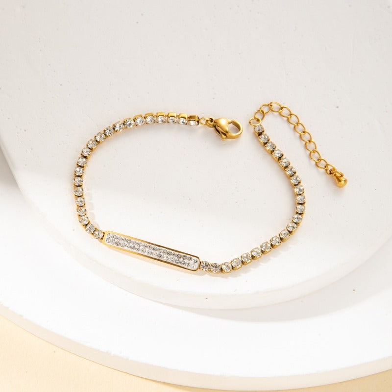 Wholesale Titanium Steel Heart  Butterfly Haoshi Bracelet ACC-BT-BangJie001