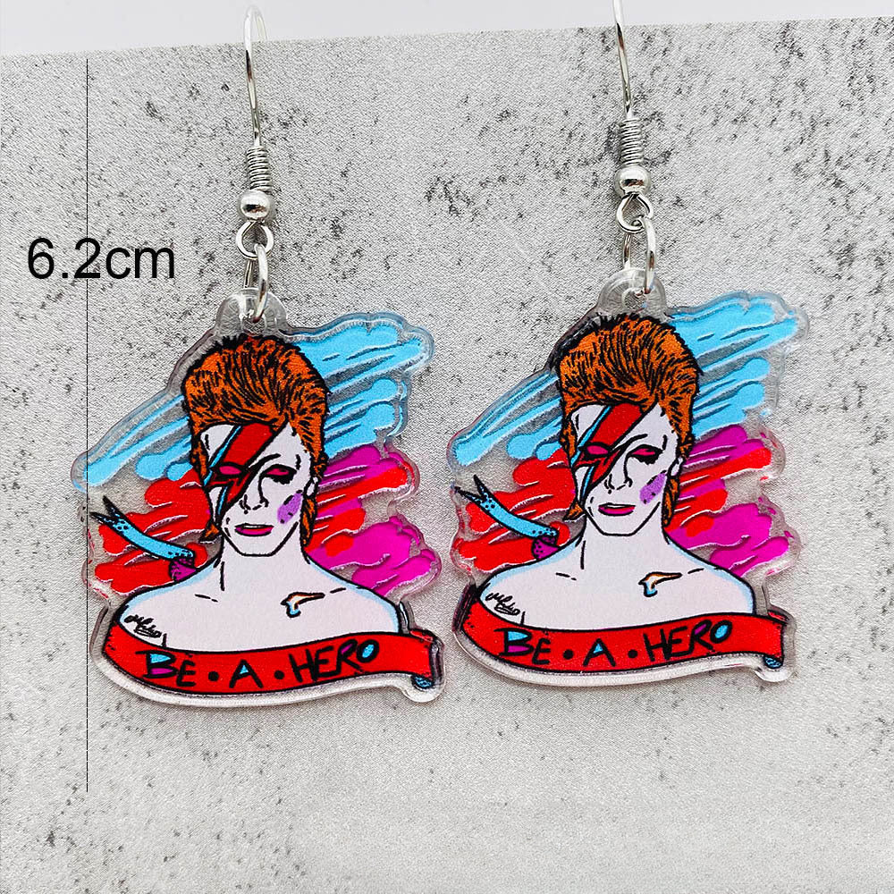 Wholesale Christmas Butterfly Animal Acrylic Drop Earrings ACC-ES-Cheny003