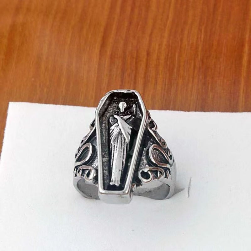 Wholesale Punk Alloy Adjustable Men Rings ACC-RS-NaiHong001