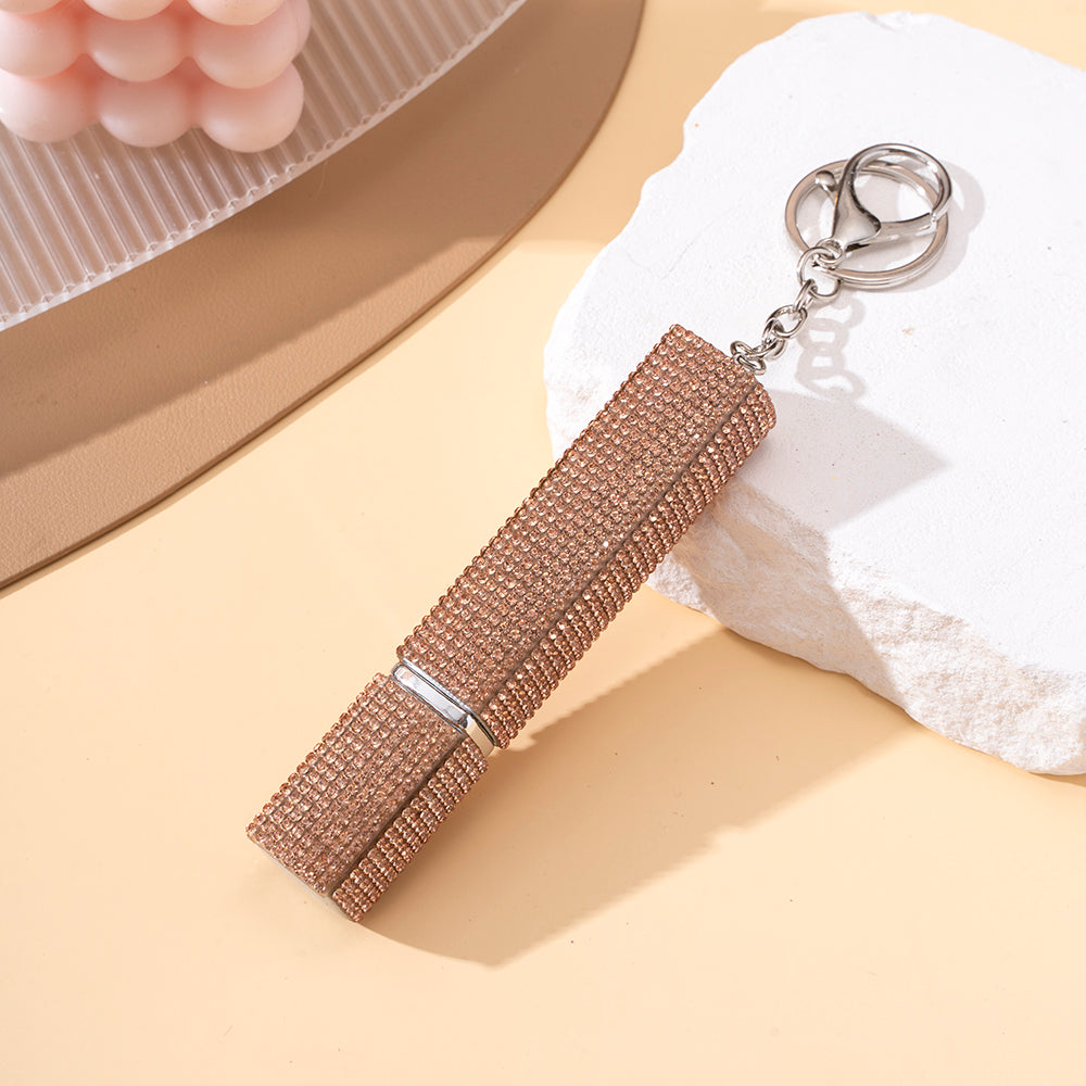 Wholesale Diamond 12ml Perfume Bottle Keychain Portable Keychain Pendant ACCVIP-KC-ZhiYa018