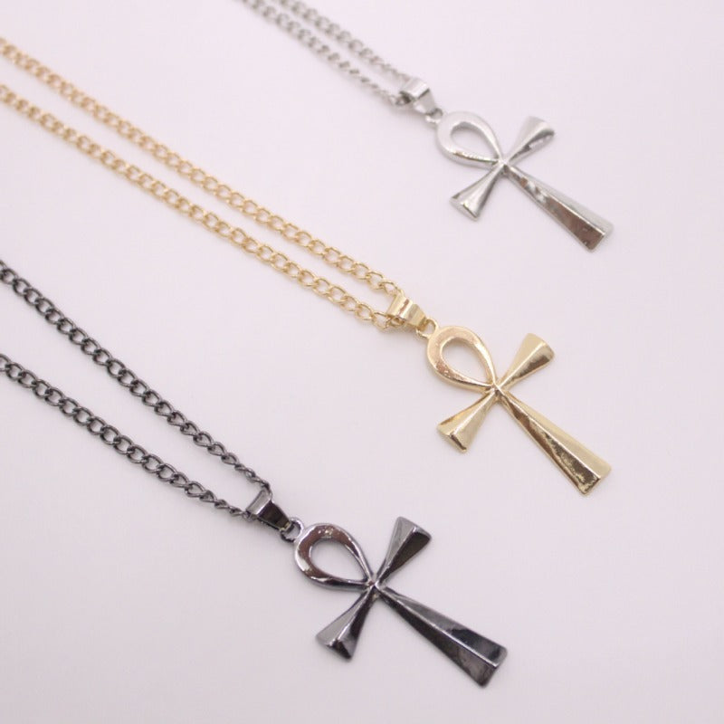 Wholesale Glossy Cross Necklace for Men ACC-NE-LvPai001