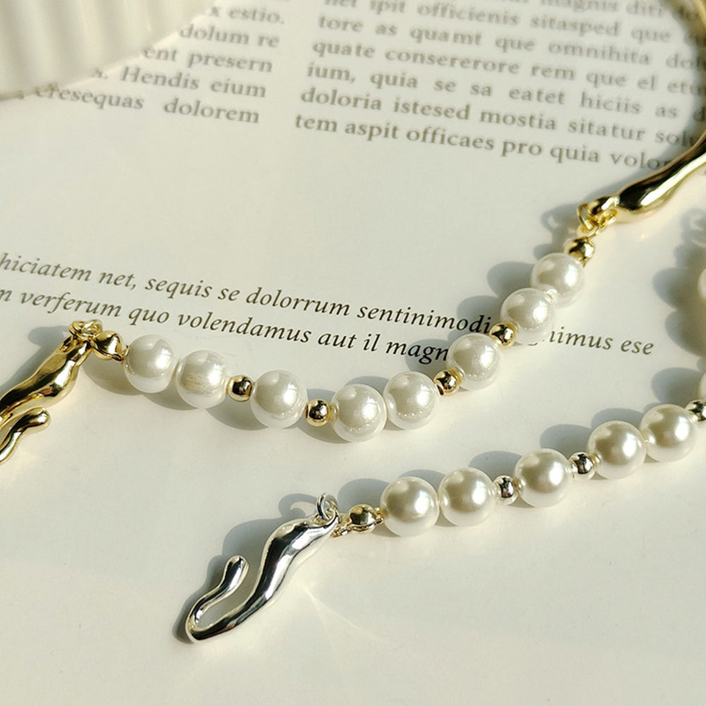 Wholesale Light Luxury Pearl Bracelet Niche Design Exquisite Cold Style ACC-BT-Mengx001