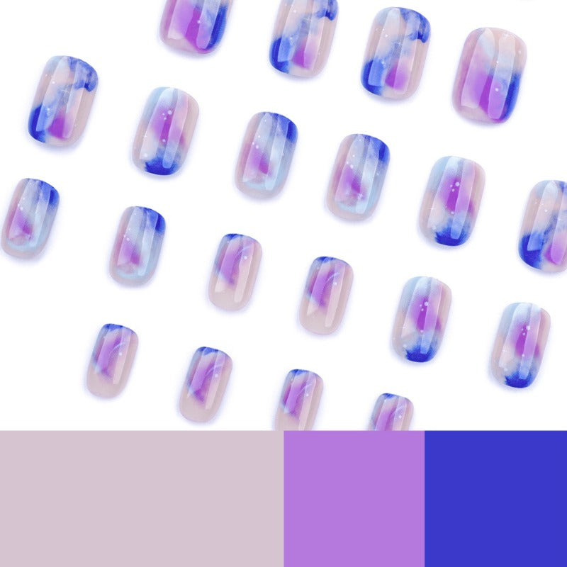 Wholesale 24 Pieces/box Color Smudge Nails Kits Nail Stickers ACC-NS-LeFan174