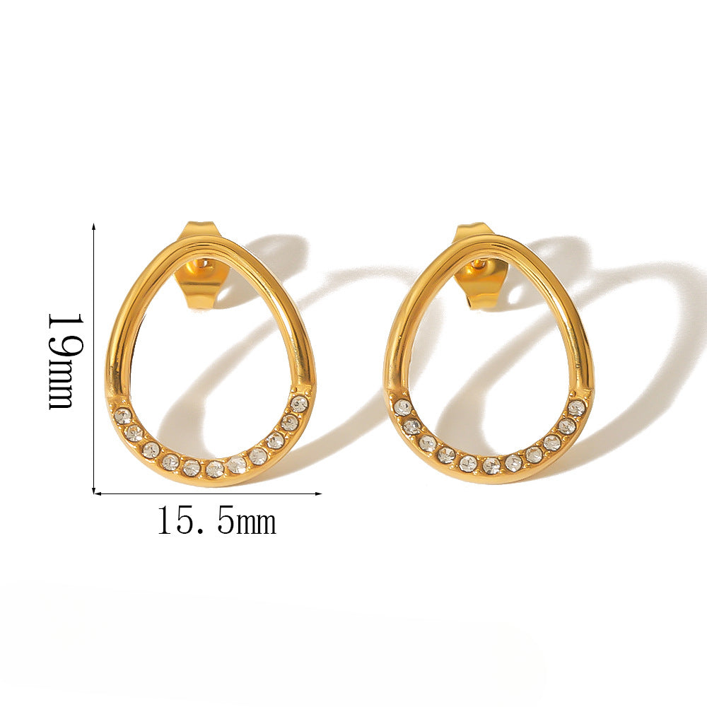 Wholesale 18K Gold Stainless Steel Earrings ACC-ES-LiQuan006