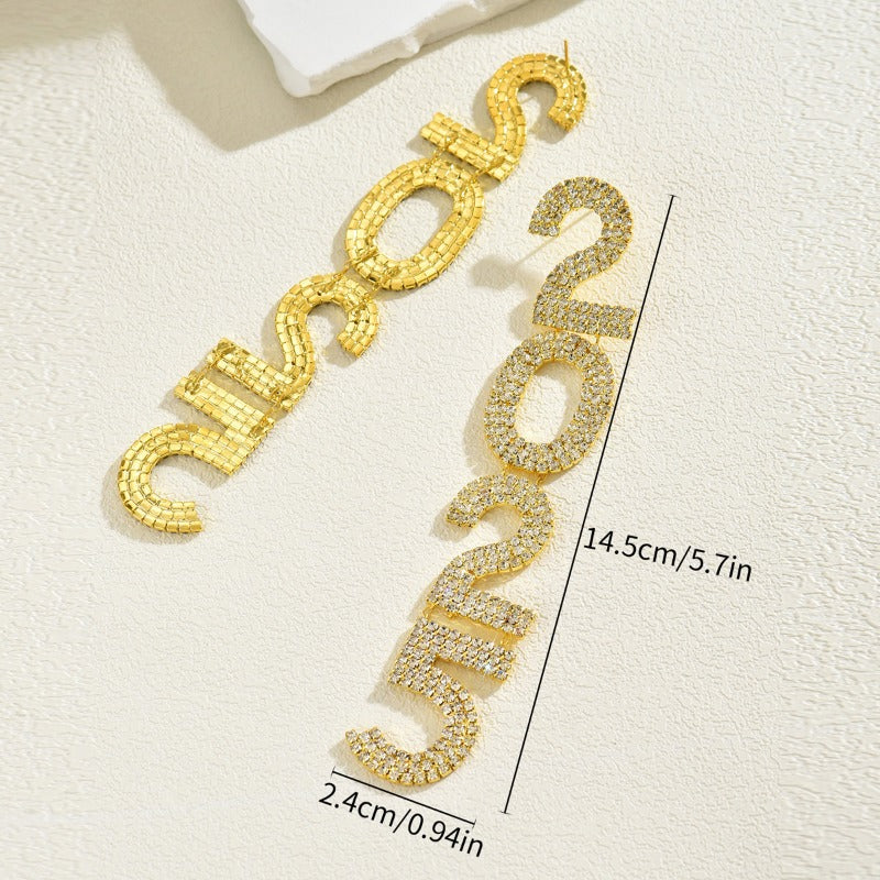 Wholesale Digital Design Diamond Earrings ACC-ES-BaSha009