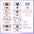 10pcs/16pcs/20pcs UV DTF Wraps for Mini Tumbler Cup Lipstick Holder Keychain, Cute Charms for Handbags And Backpack DIY Gift Cup Sticker Gift